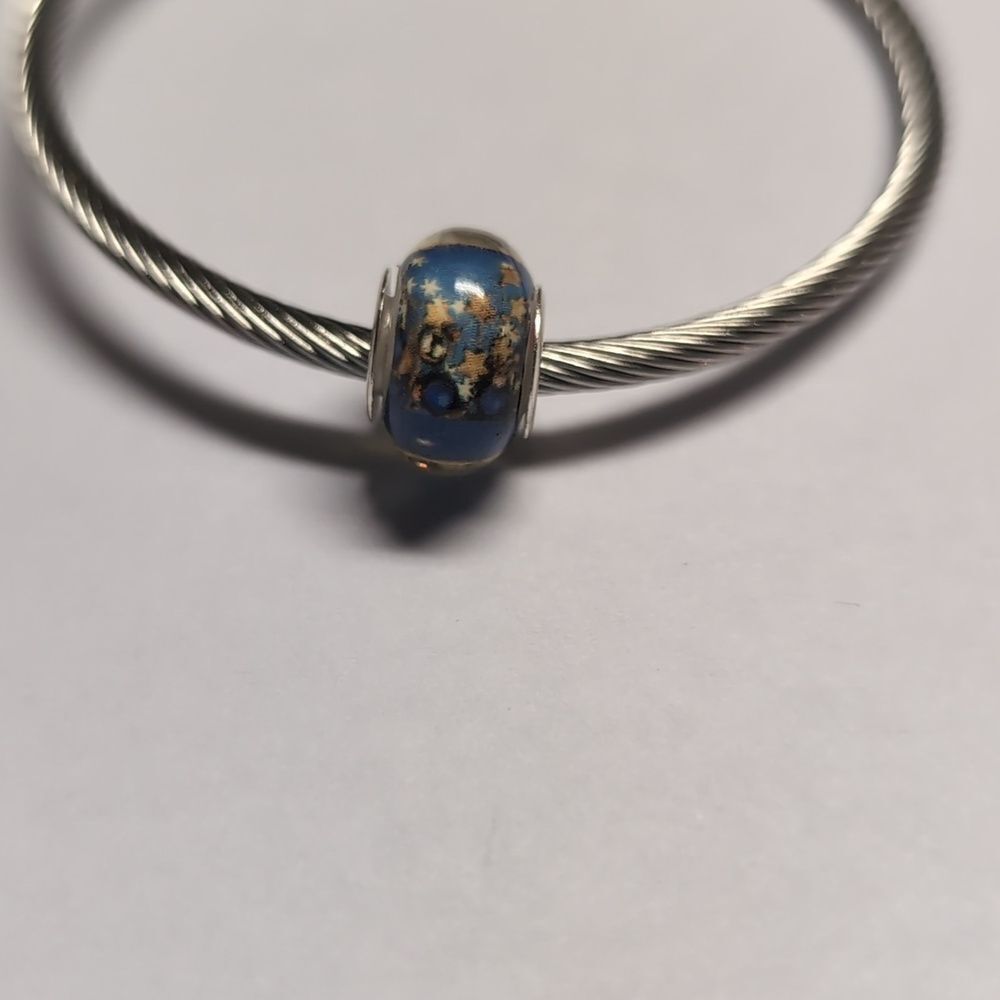 Silver Christmas Charm for Pandora Style Bracelet